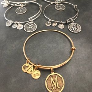 Alex & Ani Initial Bracelet